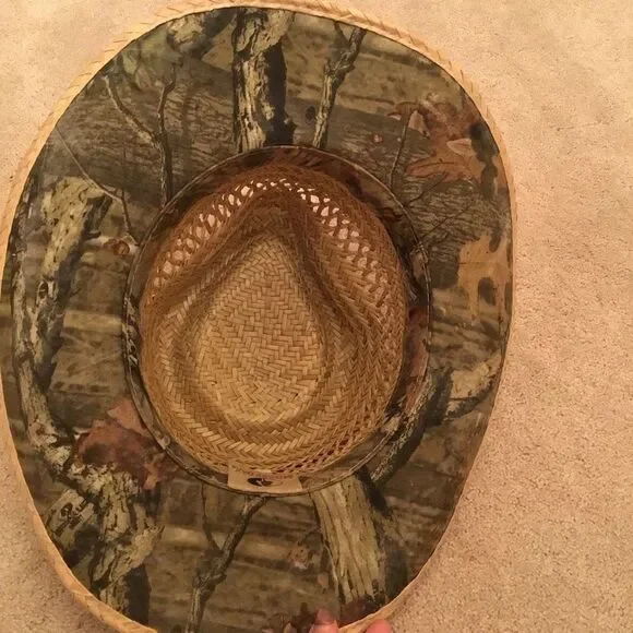 Mossy Oak Straw Camo Hat - Picture 7 of 9
